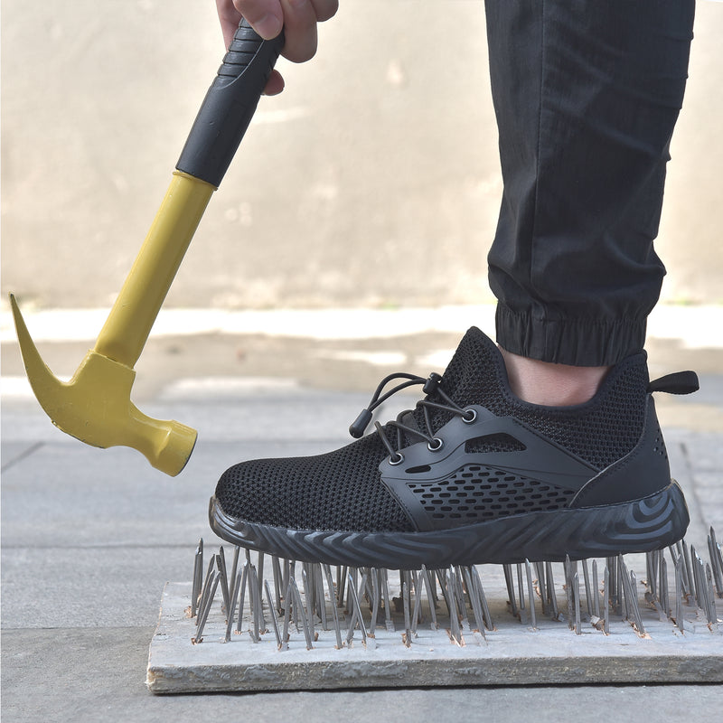 Load image into Gallery viewer, FRESH | SUADEX Breathable Steel Toe Sneakers